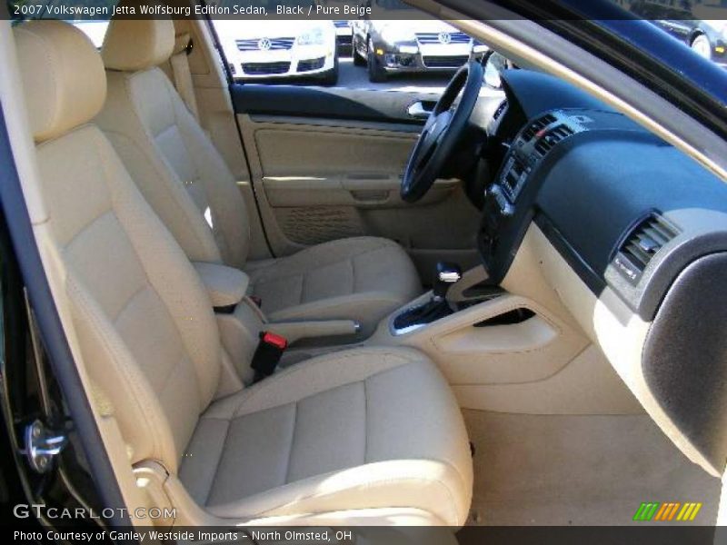 Black / Pure Beige 2007 Volkswagen Jetta Wolfsburg Edition Sedan