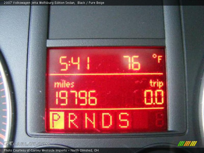 Black / Pure Beige 2007 Volkswagen Jetta Wolfsburg Edition Sedan