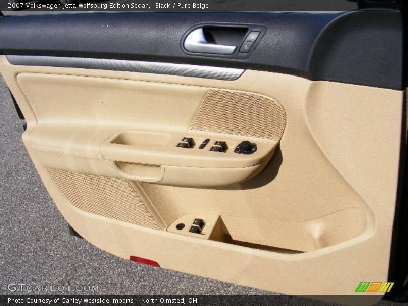 Black / Pure Beige 2007 Volkswagen Jetta Wolfsburg Edition Sedan