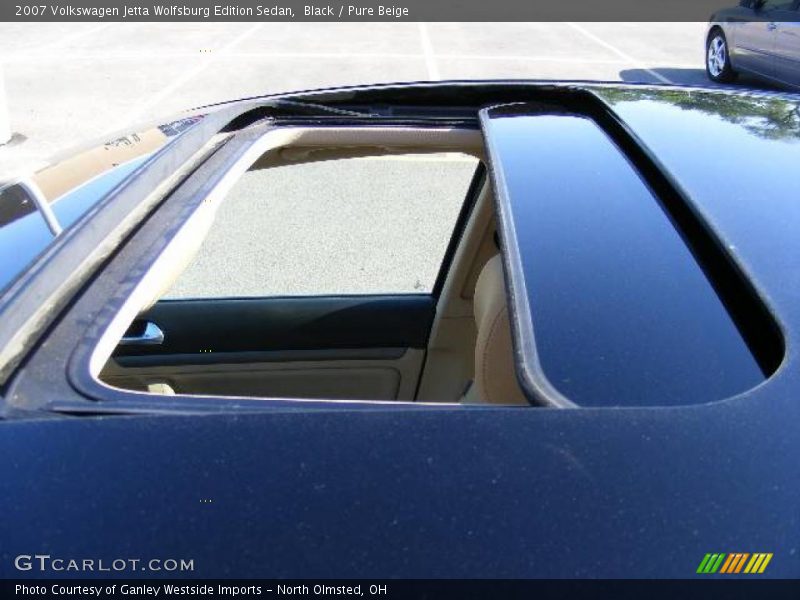 Black / Pure Beige 2007 Volkswagen Jetta Wolfsburg Edition Sedan