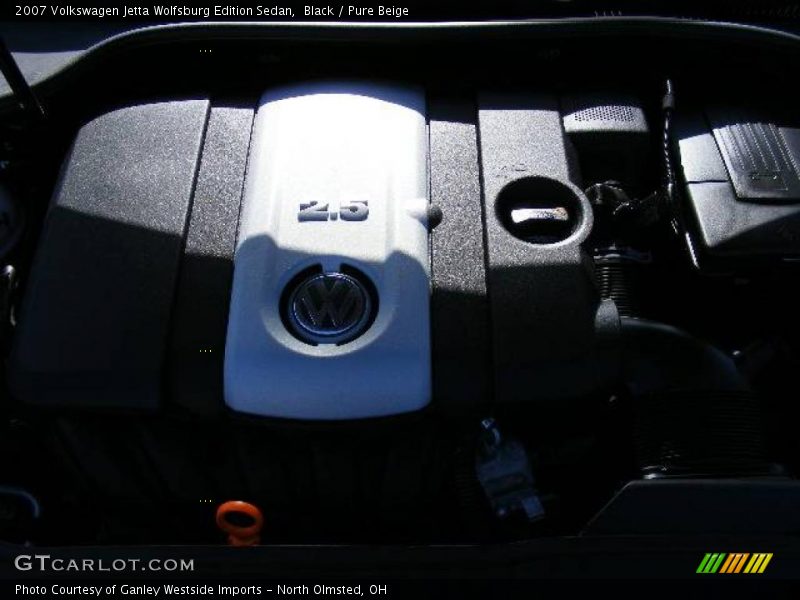 Black / Pure Beige 2007 Volkswagen Jetta Wolfsburg Edition Sedan