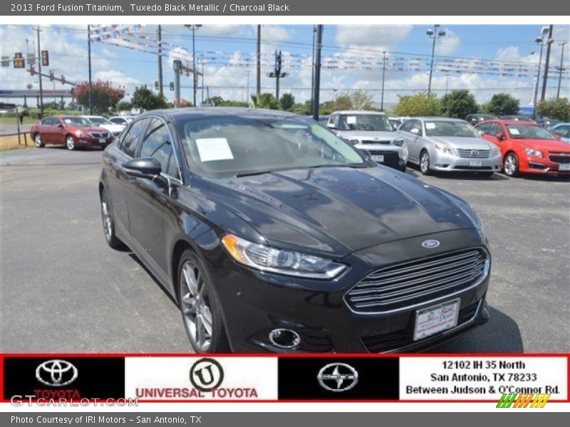 Tuxedo Black Metallic / Charcoal Black 2013 Ford Fusion Titanium