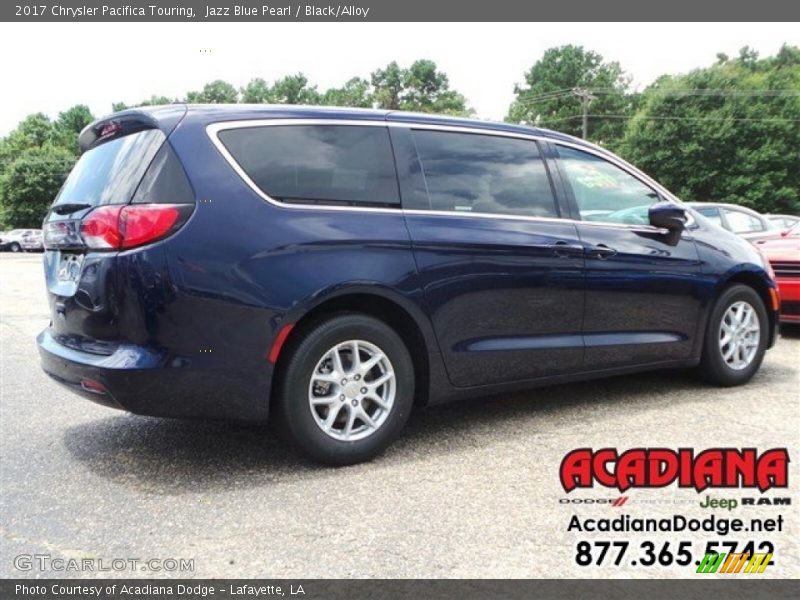 Jazz Blue Pearl / Black/Alloy 2017 Chrysler Pacifica Touring