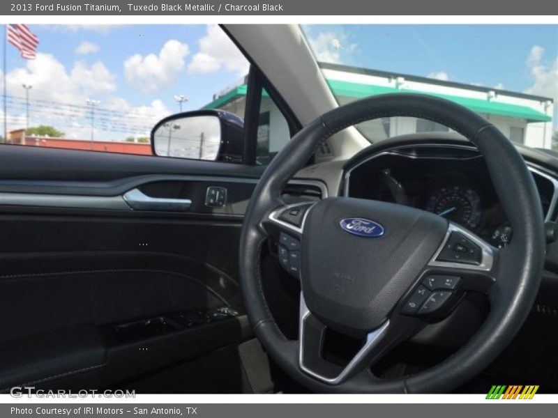 Tuxedo Black Metallic / Charcoal Black 2013 Ford Fusion Titanium