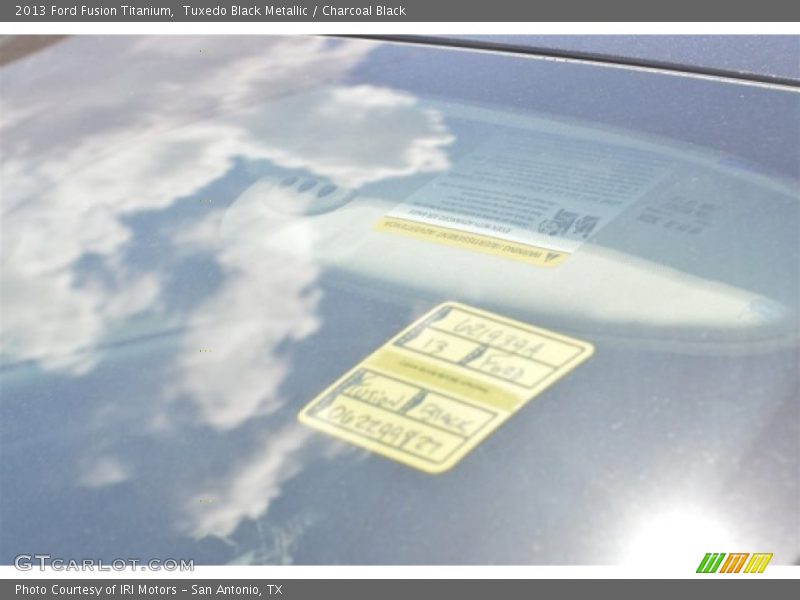 Tuxedo Black Metallic / Charcoal Black 2013 Ford Fusion Titanium