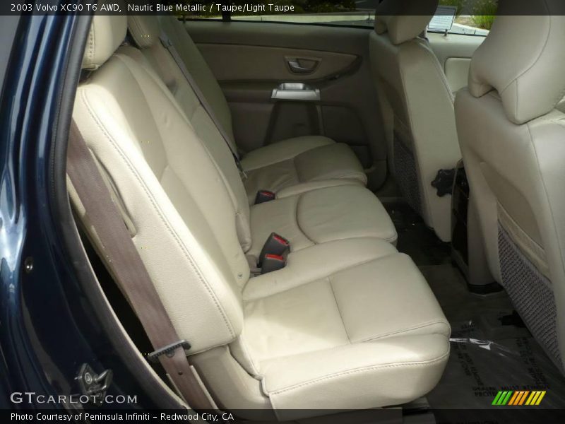 Nautic Blue Metallic / Taupe/Light Taupe 2003 Volvo XC90 T6 AWD