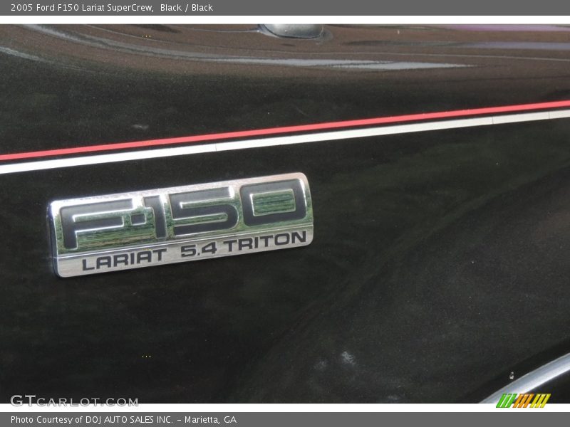 Black / Black 2005 Ford F150 Lariat SuperCrew