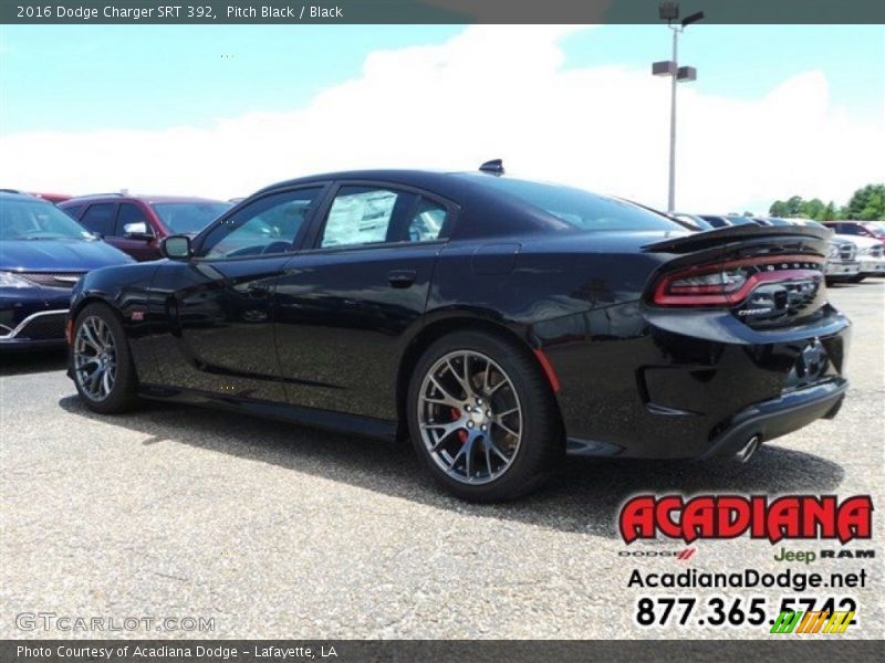 Pitch Black / Black 2016 Dodge Charger SRT 392