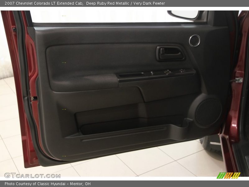 Deep Ruby Red Metallic / Very Dark Pewter 2007 Chevrolet Colorado LT Extended Cab