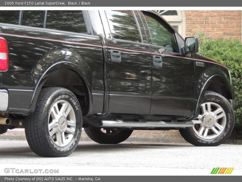 Black / Black 2005 Ford F150 Lariat SuperCrew