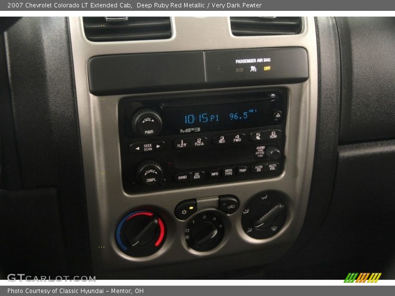 Deep Ruby Red Metallic / Very Dark Pewter 2007 Chevrolet Colorado LT Extended Cab