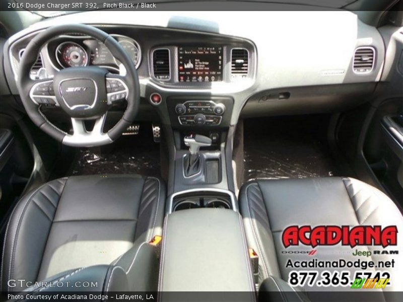 Pitch Black / Black 2016 Dodge Charger SRT 392