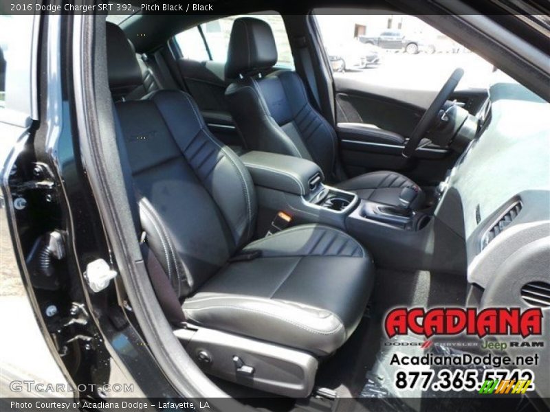 Pitch Black / Black 2016 Dodge Charger SRT 392