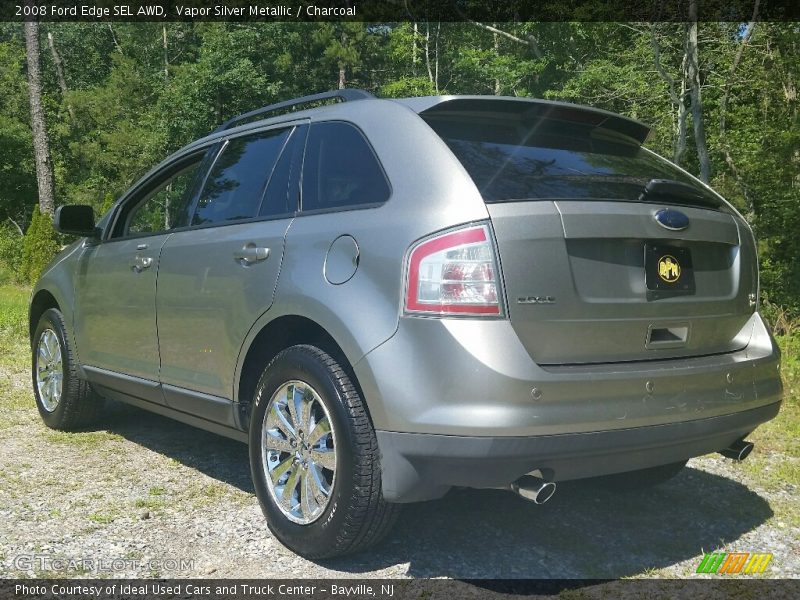 Vapor Silver Metallic / Charcoal 2008 Ford Edge SEL AWD