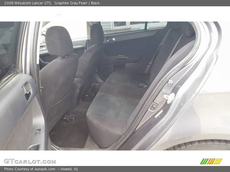 Graphite Gray Pearl / Black 2008 Mitsubishi Lancer GTS