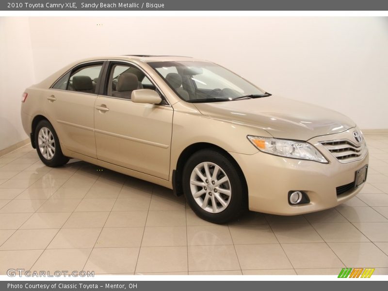 Sandy Beach Metallic / Bisque 2010 Toyota Camry XLE