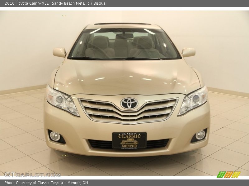 Sandy Beach Metallic / Bisque 2010 Toyota Camry XLE