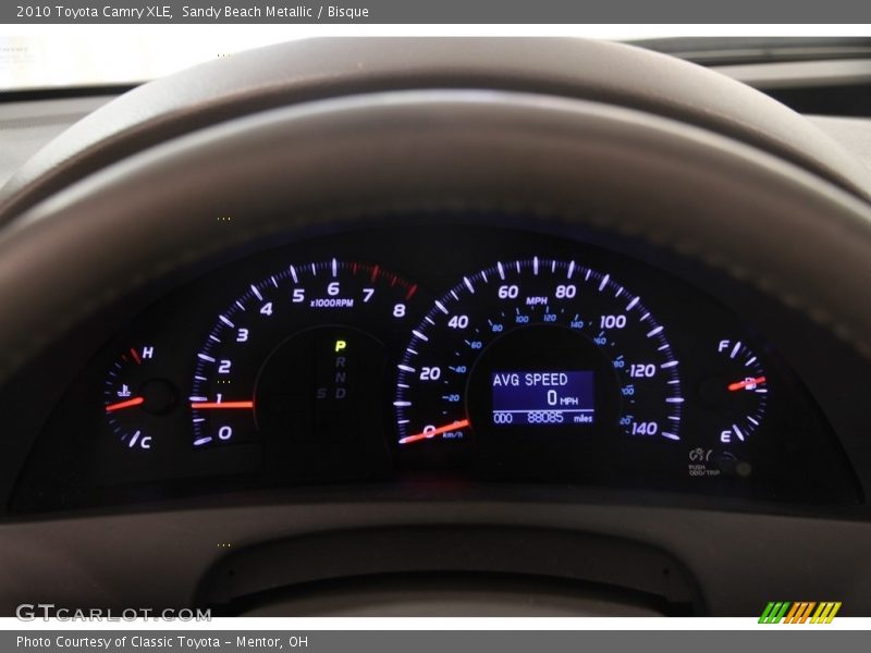 Sandy Beach Metallic / Bisque 2010 Toyota Camry XLE