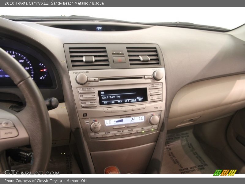 Sandy Beach Metallic / Bisque 2010 Toyota Camry XLE