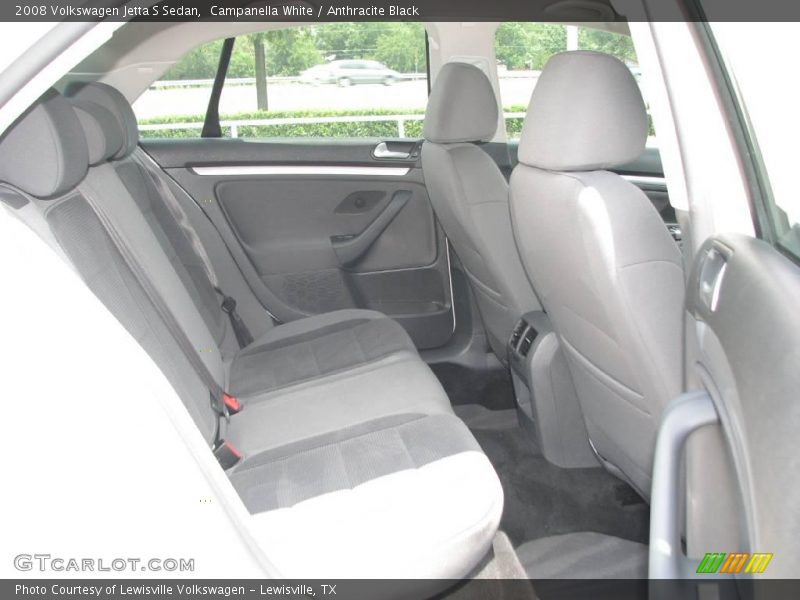 Campanella White / Anthracite Black 2008 Volkswagen Jetta S Sedan