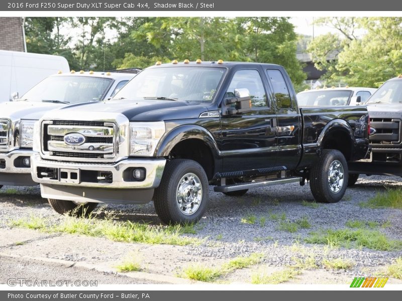 Shadow Black / Steel 2016 Ford F250 Super Duty XLT Super Cab 4x4