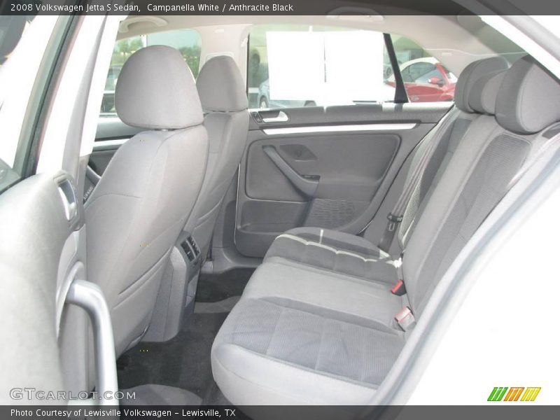 Campanella White / Anthracite Black 2008 Volkswagen Jetta S Sedan