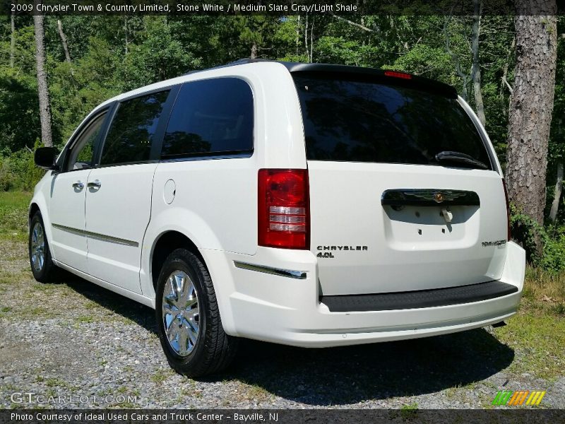 Stone White / Medium Slate Gray/Light Shale 2009 Chrysler Town & Country Limited