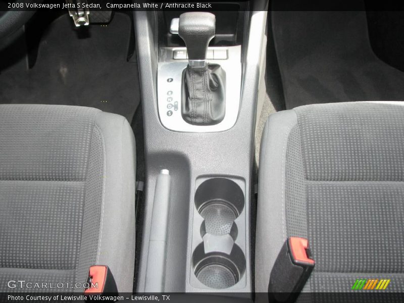Campanella White / Anthracite Black 2008 Volkswagen Jetta S Sedan
