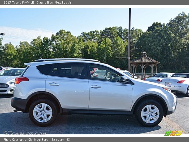 Classic Silver Metallic / Ash 2015 Toyota RAV4 LE