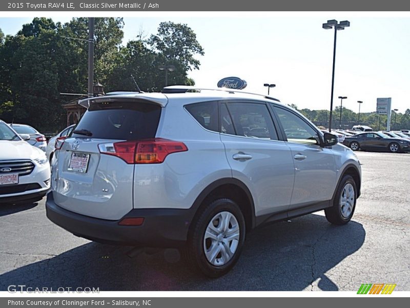 Classic Silver Metallic / Ash 2015 Toyota RAV4 LE