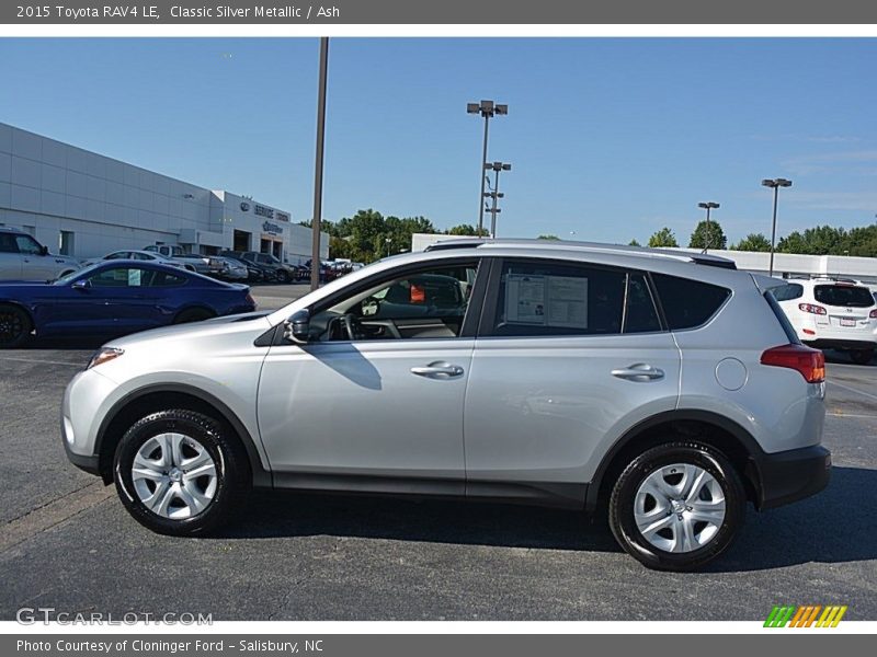 Classic Silver Metallic / Ash 2015 Toyota RAV4 LE