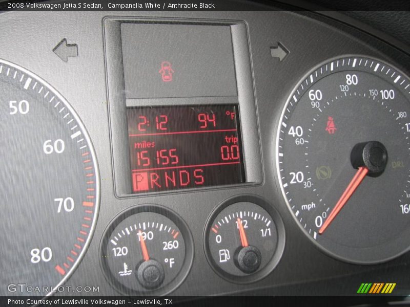 Campanella White / Anthracite Black 2008 Volkswagen Jetta S Sedan