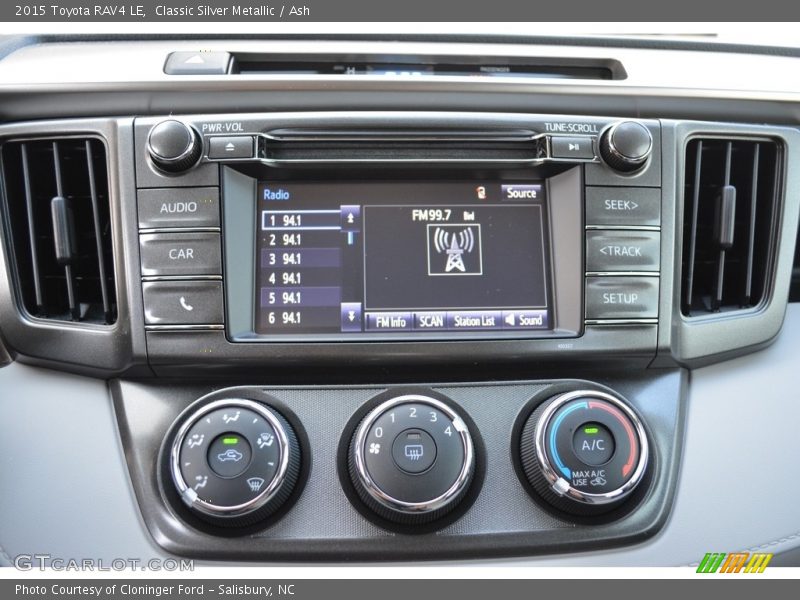 Classic Silver Metallic / Ash 2015 Toyota RAV4 LE