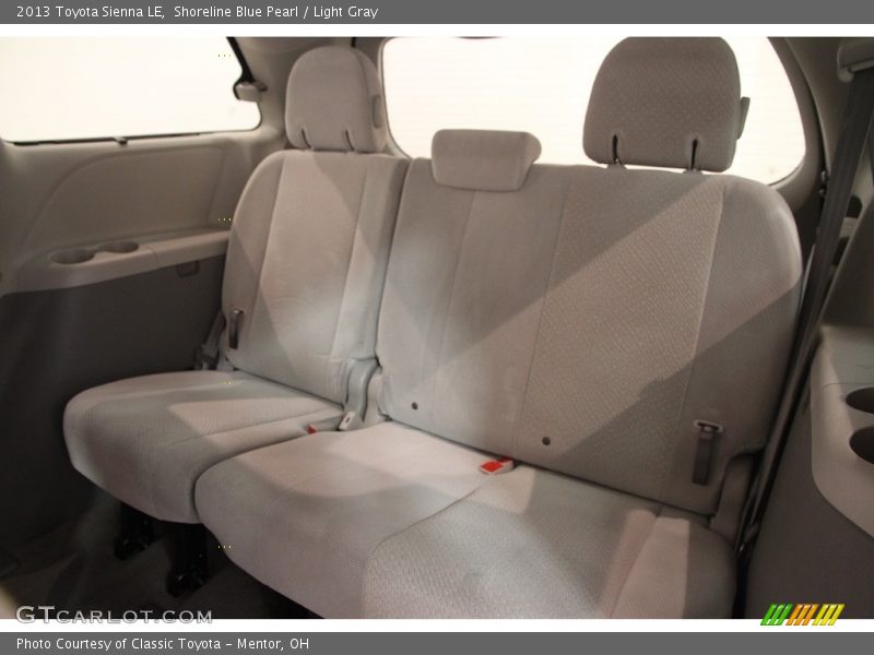 Shoreline Blue Pearl / Light Gray 2013 Toyota Sienna LE