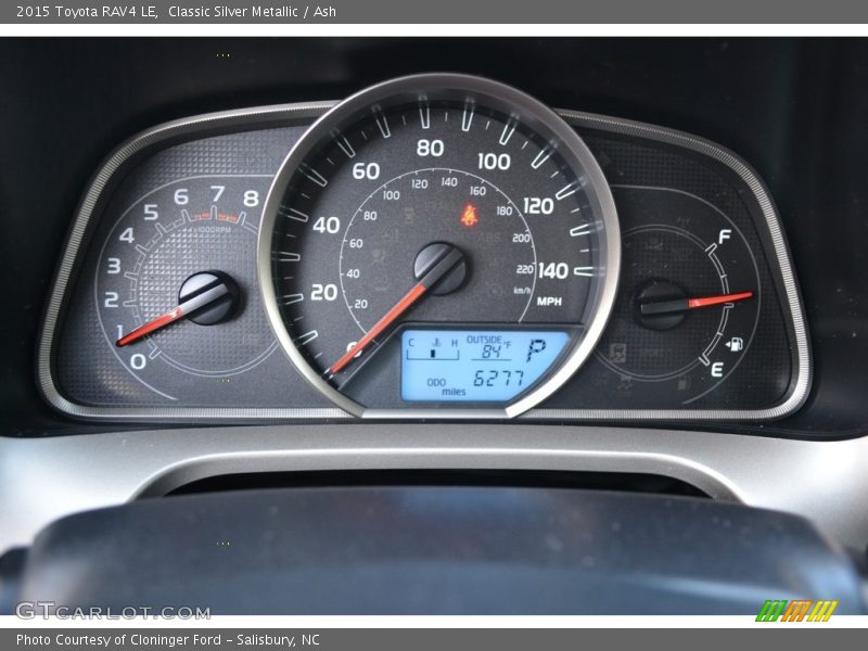 Classic Silver Metallic / Ash 2015 Toyota RAV4 LE