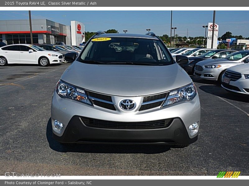 Classic Silver Metallic / Ash 2015 Toyota RAV4 LE