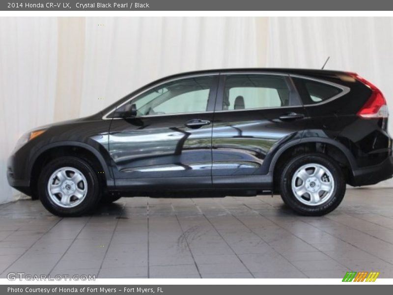 Crystal Black Pearl / Black 2014 Honda CR-V LX