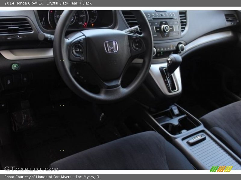 Crystal Black Pearl / Black 2014 Honda CR-V LX
