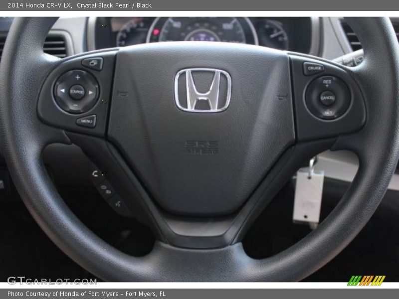 Crystal Black Pearl / Black 2014 Honda CR-V LX