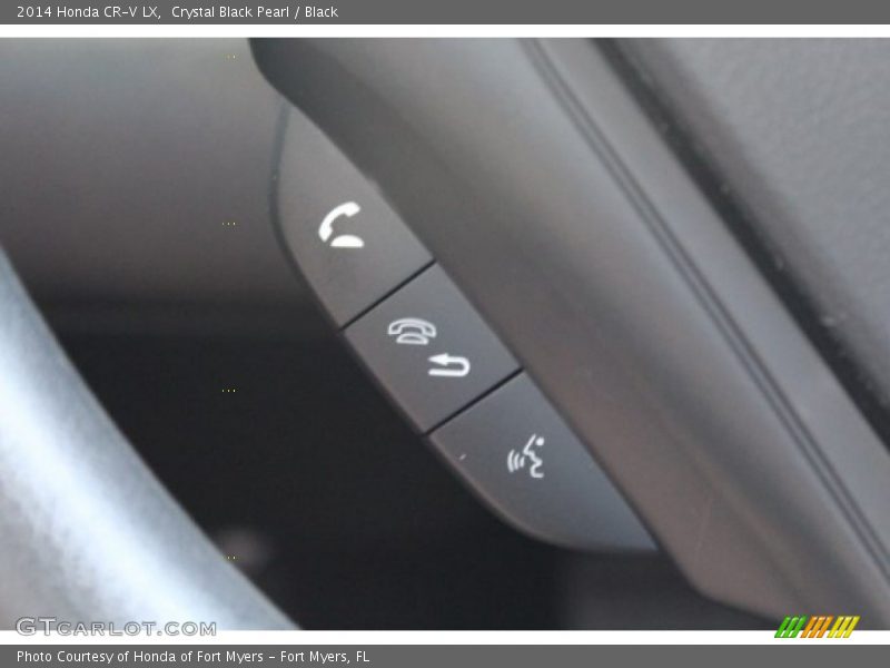 Crystal Black Pearl / Black 2014 Honda CR-V LX