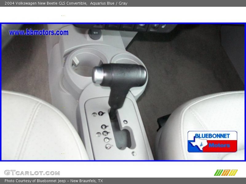 Aquarius Blue / Gray 2004 Volkswagen New Beetle GLS Convertible