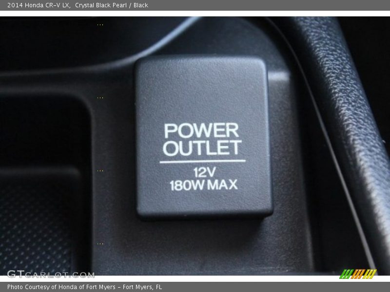 Crystal Black Pearl / Black 2014 Honda CR-V LX