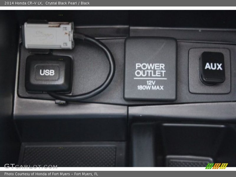 Crystal Black Pearl / Black 2014 Honda CR-V LX