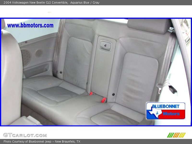 Aquarius Blue / Gray 2004 Volkswagen New Beetle GLS Convertible