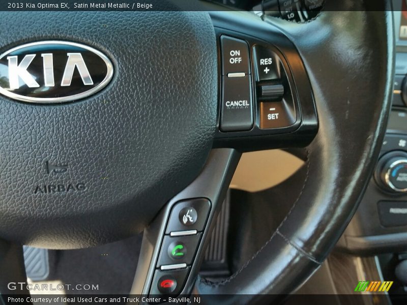 Satin Metal Metallic / Beige 2013 Kia Optima EX