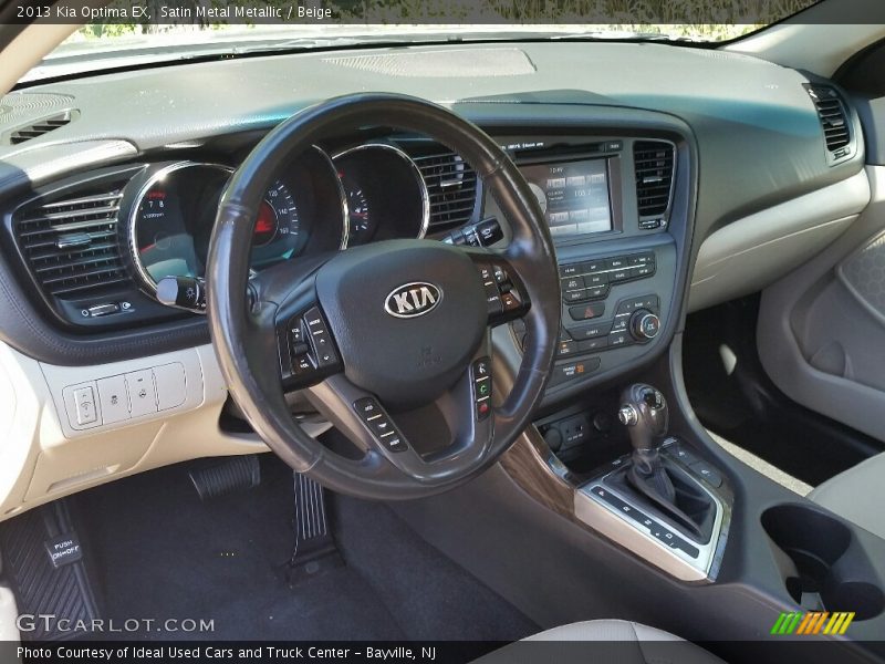 Satin Metal Metallic / Beige 2013 Kia Optima EX