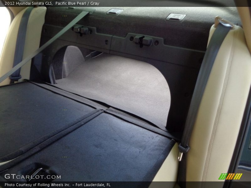 Pacific Blue Pearl / Gray 2012 Hyundai Sonata GLS