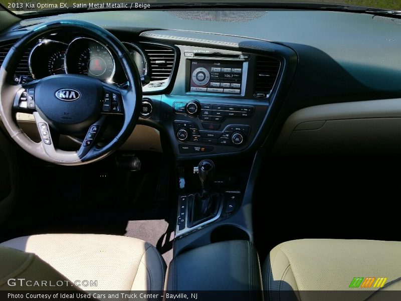 Satin Metal Metallic / Beige 2013 Kia Optima EX