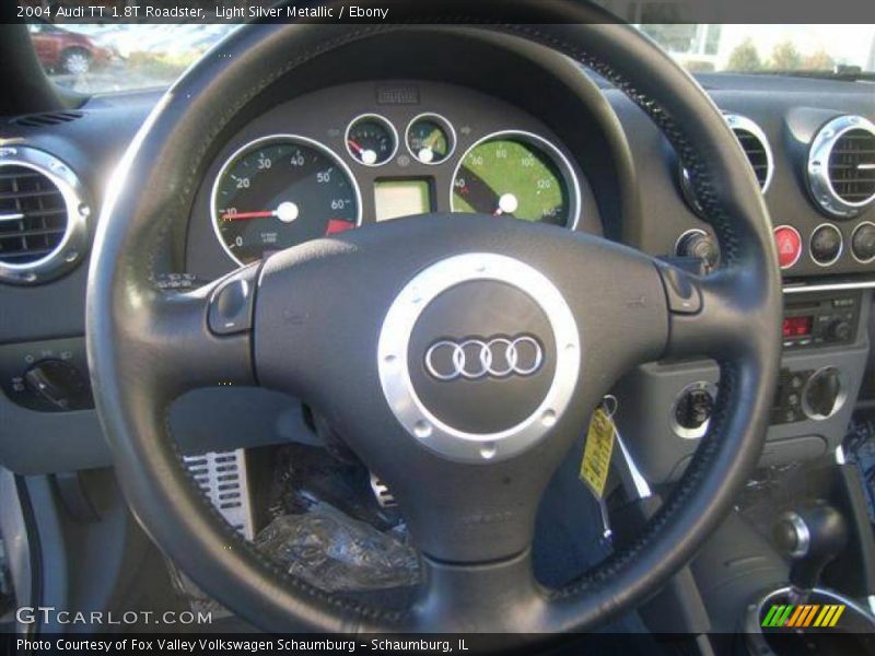 Light Silver Metallic / Ebony 2004 Audi TT 1.8T Roadster