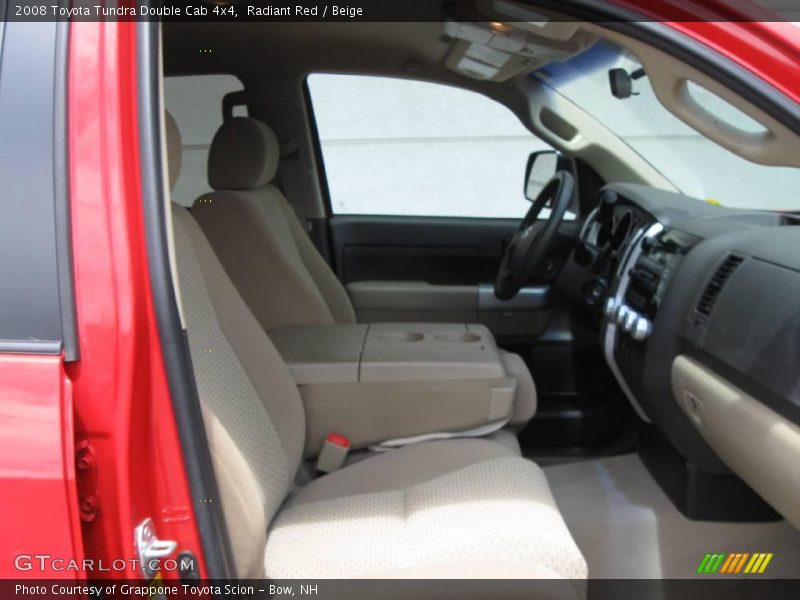 Radiant Red / Beige 2008 Toyota Tundra Double Cab 4x4